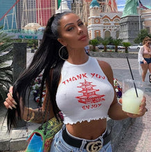 Load image into Gallery viewer, China Town Crop Top
